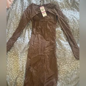 Never worn shine sweater dress
